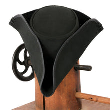 Load image into Gallery viewer, Genuine Leather Tricorn Pirate Hat - Style Blackbeard