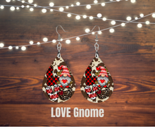 Load image into Gallery viewer, Earrings, Wood teardrops
