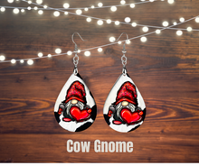 Load image into Gallery viewer, Earrings, Wood teardrops