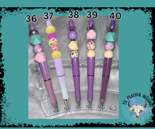 Load image into Gallery viewer, Pens with silicone bead designs Part 1
