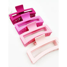 Load image into Gallery viewer, Pink Shade Jumbo Rectangle Hair Claw
