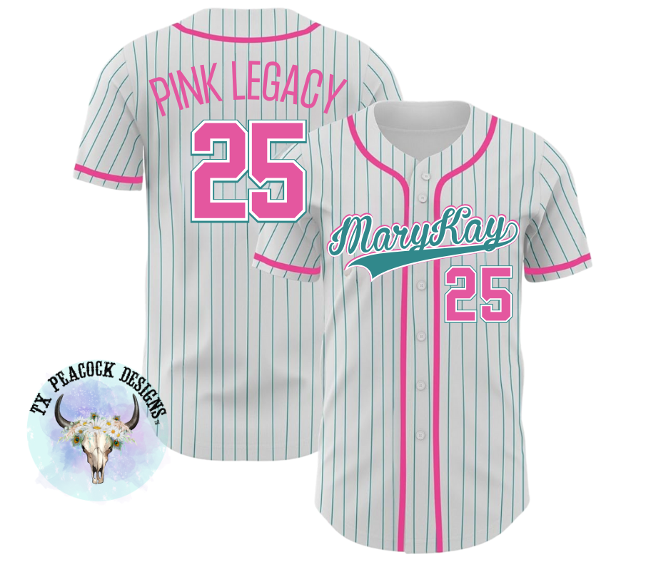 Custom Baseball Jerseys - Ali P (Pink Legacy)