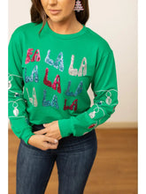 Load image into Gallery viewer, Pre-Order FA LA LA Sequins Sweatshirt
