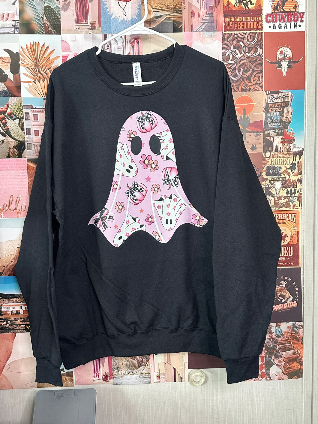 Pink Ghost Sweatshirt