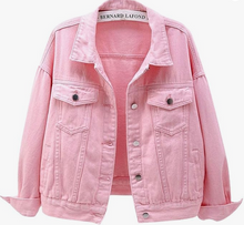 Load image into Gallery viewer, Denim Pearl Jackets
