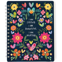 Load image into Gallery viewer, I Am Strong Spiral Notebook
