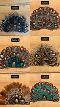 Load image into Gallery viewer, IRON ON FEATHER FANS FOR TRUCKER HATS AND COWBOY HATS

