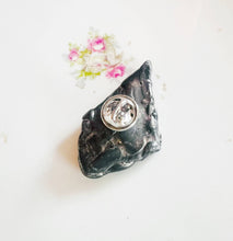 Load image into Gallery viewer, Purple Hematite Color Soldered Hat Pin Western Hat Bar
