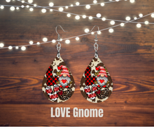 Load image into Gallery viewer, Earrings, Wood teardrops
