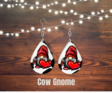 Load image into Gallery viewer, Earrings, Wood teardrops
