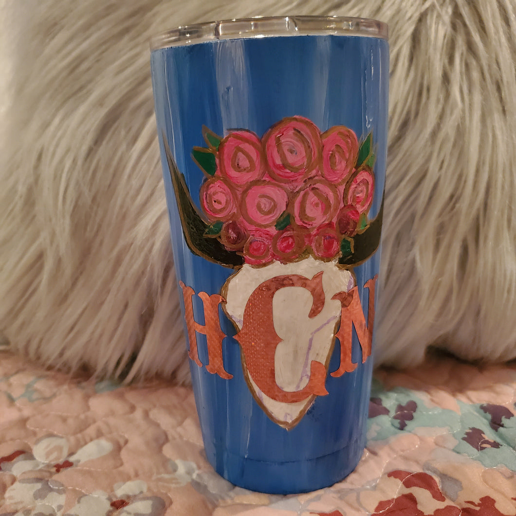 Handpainted 16oz. Tumbler